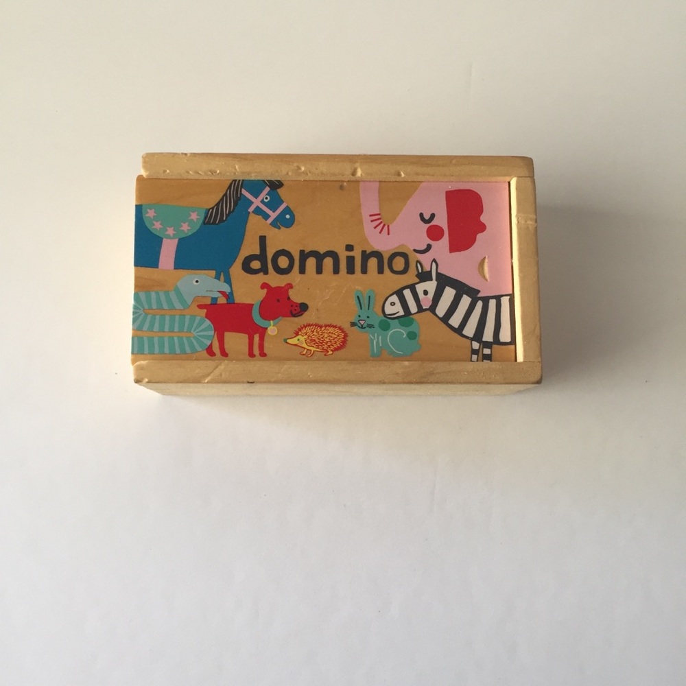 HEMA Wooden Animal Printed Domino's